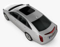 Cadillac XTS 2019 3D模型 顶视图