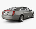 Cadillac XTS Platinum 2019 3D-Modell Rückansicht