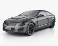 Cadillac ATS-V coupe 2018 3d model wire render