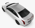 Cadillac ATS-V coupe 2018 3d model top view