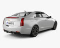 Cadillac ATS Premium Performance 轿车 2020 3D模型 后视图