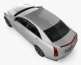 Cadillac ATS Premium Performance sedan 2020 Modèle 3d vue du dessus