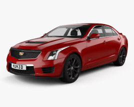 3D model of Cadillac ATS-V sedan 2020