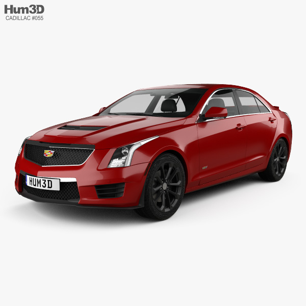 Cadillac ATS-V 轿车 2020 3D模型