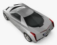 Cadillac Cien 컨셉트 카 2002 3D 모델  top view