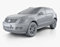 Cadillac SRX Base 2016 3d model clay render