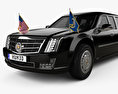 Cadillac US Presidential State Car with HQ interior 2020 3d model