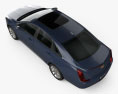 Cadillac XTS 2020 3D模型 顶视图