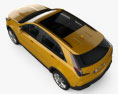Cadillac XT4 2021 3D-Modell Draufsicht