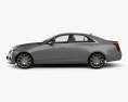 Cadillac CTS with HQ interior 2016 3d model side view