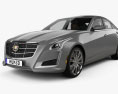 Cadillac CTS with HQ interior 2016 3d model