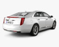Cadillac XTS з детальним інтер'єром 2016 3D модель back view