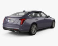 Cadillac CT5 2022 3D 모델  back view