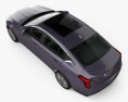 Cadillac CT5 2022 3D-Modell Draufsicht
