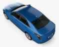 Cadillac CT4 V 2022 3Dモデル top view
