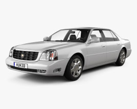 3D model of Cadillac DeVille DTS 2005