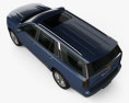 Cadillac Escalade Luxury 2022 3d model top view