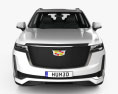 Cadillac Escalade Platinum Sport 2023 Modello 3D vista frontale