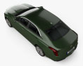 Cadillac CT4 2022 3D模型 顶视图