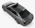 Cadillac CT6 CN-spec 2023 3D 모델  top view
