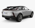 Cadillac Lyriq 컨셉트 카 2023 3D 모델  back view
