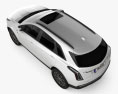 Cadillac XT5 CN-spec 2023 3D模型 顶视图