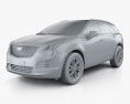 Cadillac XT5 CN-spec 2023 3D-Modell clay render
