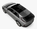 Cadillac Lyriq mit Innenraum 2024 3D-Modell Draufsicht