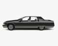 Cadillac Fleetwood Brougham 1996 3d model side view