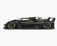 Cadillac Project GTP Hypercar 2024 3D-Modell Seitenansicht