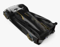 Cadillac Project GTP Hypercar 2024 3d model top view