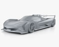 Cadillac Project GTP Hypercar 2024 Modèle 3d clay render