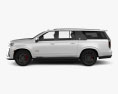 Cadillac Escalade ESV V 2024 Modello 3D vista laterale