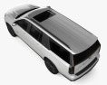 Cadillac Escalade ESV V 2024 3D-Modell Draufsicht