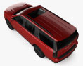Cadillac Escalade V 2021 3d model top view