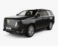 Cadillac Escalade Luxury with HQ interior 2024 Modello 3D