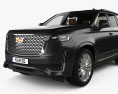 Cadillac Escalade Luxury with HQ interior 2024 3D модель