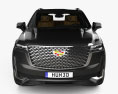 Cadillac Escalade Luxury with HQ interior 2024 Modello 3D vista frontale