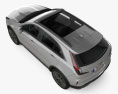 Cadillac XT4 Sport US-spec 2024 3D-Modell Draufsicht