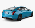 Cadillac CT5 V Blackwing 2024 3D 모델  back view