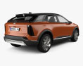 Cadillac Optiq 2024 3D-Modell Rückansicht