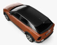 Cadillac Optiq 2024 3D-Modell Draufsicht