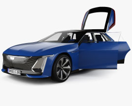 Cadillac Celestiq with HQ interior 2022 3d model
