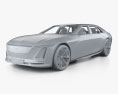 Cadillac Celestiq with HQ interior 2022 3d model clay render