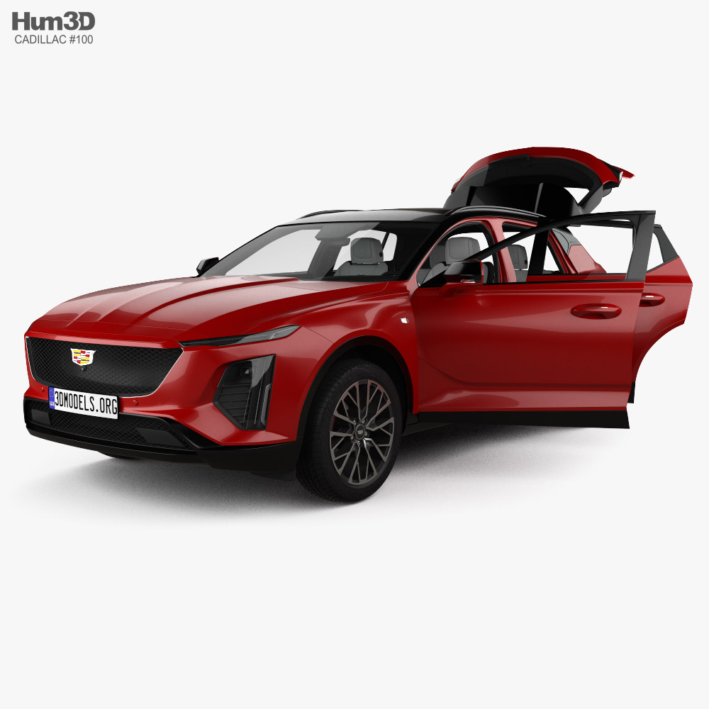 Cadillac GT4 with HQ interior 2024 3d model