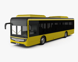 3D model of Caetano e-City Gold bus 2016