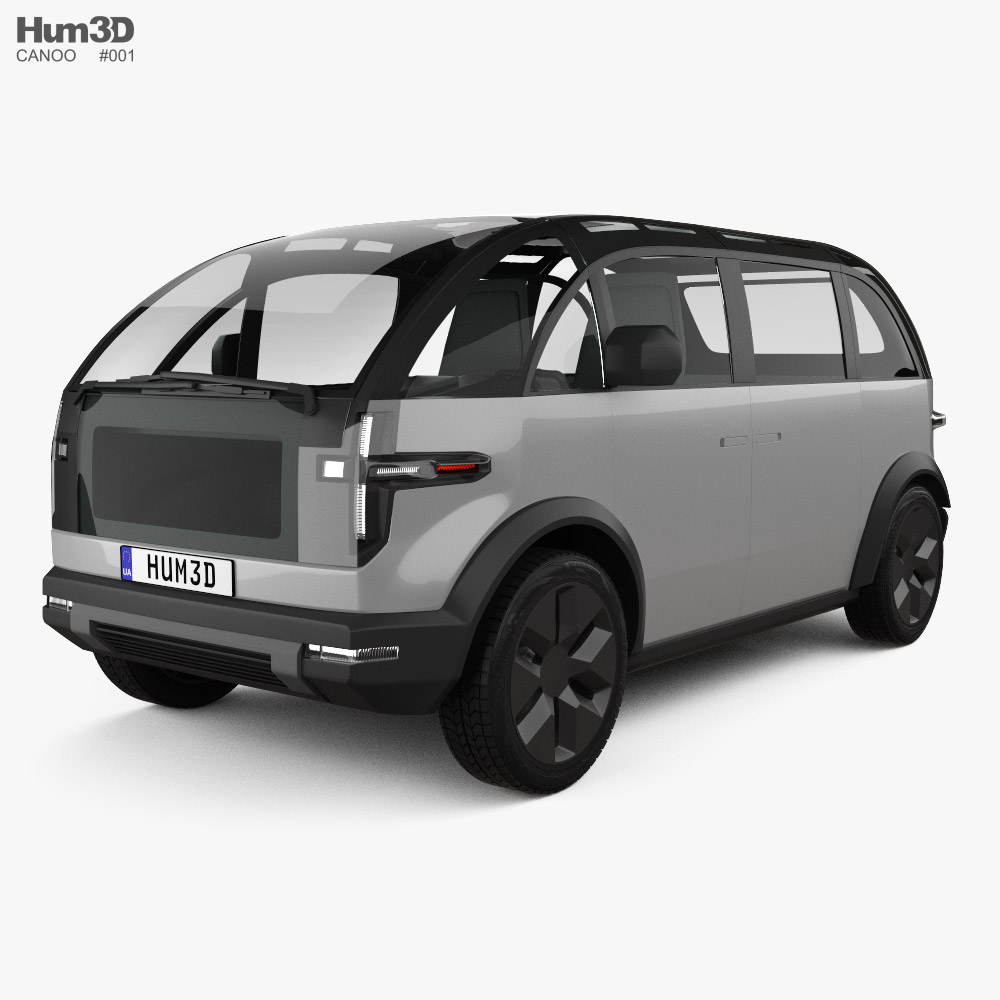 Canoo Lifestyle Vehicle Premium 2024 Modelo 3D