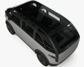 Canoo Lifestyle Vehicle Premium 2024 Modello 3D vista dall'alto