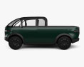 Canoo Pickup 2024 3D-Modell Seitenansicht