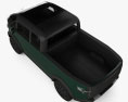 Canoo Pickup 2024 3D-Modell Draufsicht